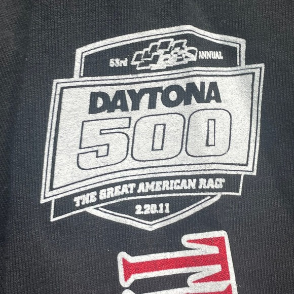 DAYTONA 500 2011 Two Sided EVENT LOGO T-SHIRT SIZE LARGE THE GREAT AMERICAN RACE - Picture 5 of 8